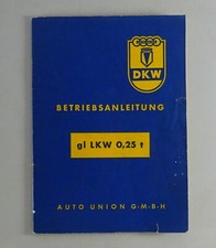 Operating instructions car union DKW Munga 0.25t gl. Stand 02/1957