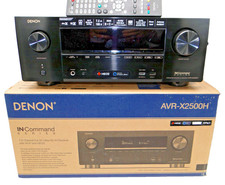 DENON AVR-X2500H HEOS DTS DOLBY BLUETOOTH 4K HDMI WIFI NETWORK 7.2 A/V RECEIVER