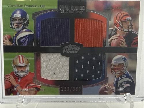 2011 topps prime - rc, quad