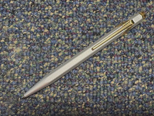 Caran d'Ache 858 Sliver Matte Ballpoint Pen Vintage Excellent Shape Swiss Made