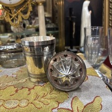 rare selfish citrus press silver metal shaker punches