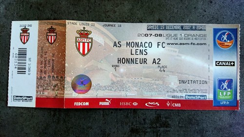 Ticket monaco lens 2007 - as, rc
