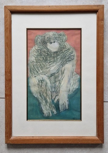 Fikret saygi mualla gouache - fikret,