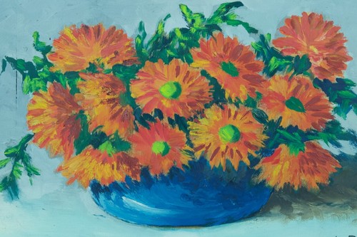Ancien tableau nature - , morte