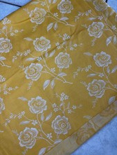 Toile de matelas vintage années 50, immense épais tissus français, motifs floral
