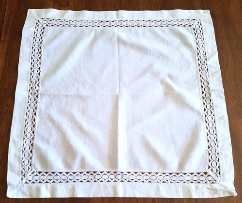 Napperon ancien coton 45 - ancien, .