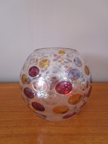 Vase boule cristal de - vase,