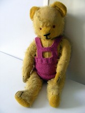Antique Bear Zephyrin Born Circa 1940 Height 52cm Filled With Straw.