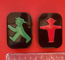 FUNNY SMALL LACQUER METAL ADVERTISING BOXES "NOSTALGIC ART" AMPELMANN