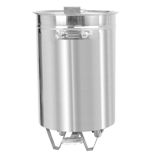 Poubelle pro inox 100 litres - inox,