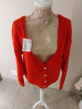  pull rouge taille M l'atelier