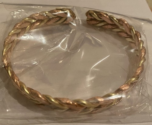 Bracelet cuivre torsadé - cuivre,