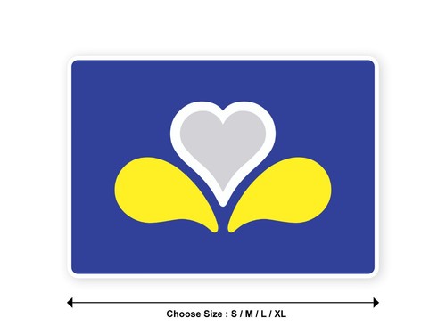Sticker drapeau belgique - sticker,