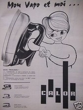 ADVERTISEMENT 1960 VAPOMATIC CALOR MON VAPO A MOI IRON - ADVERTISING