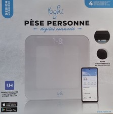 Pèse Personne Digital Connecté Yoghi Neuf Balance Électronique Bluetooth