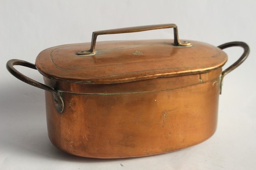 Ancienne daubière cuivre - en,