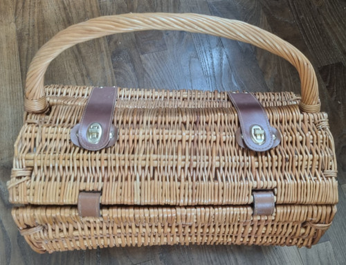Panier pique nique rond - panier, pique-nique