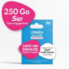 Carte SIM prépayée avec