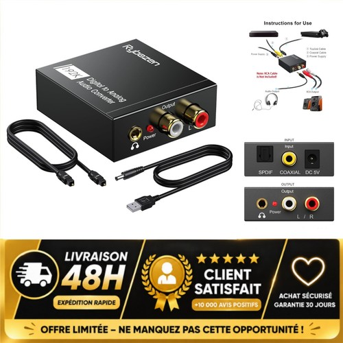 Convertisseur audio numérique - convertisseur,