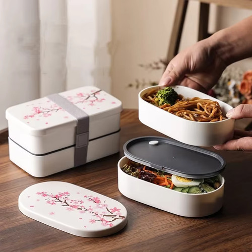 Boîte bento fleur - boîte, cerisier