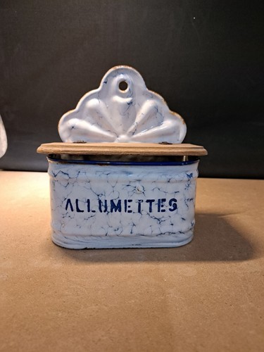 Boite allumette émaillée - boite,