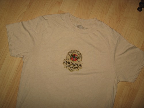 Bacardi oakheart tee cuba - tee,