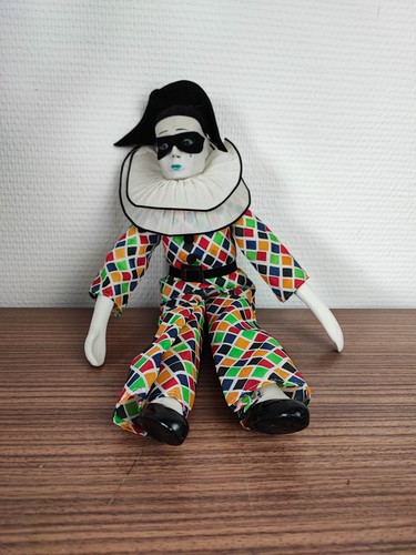 Ancien clown porcelaine - clown,