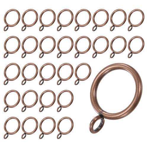 Anneaux rideau bronze rouge - 30,