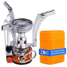 Mini Réchaud De Camping Réchaud À Gaz Pliable + Cartouches De Gaz