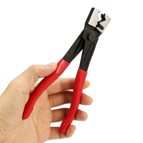 Clic type hose clamp - hose, plier