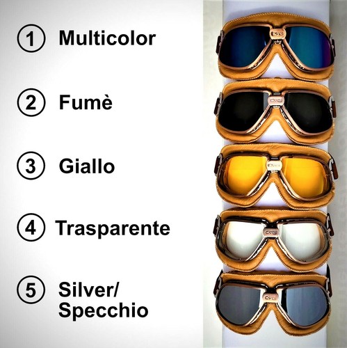 Lunettes vintage moto sc - lunettes, (