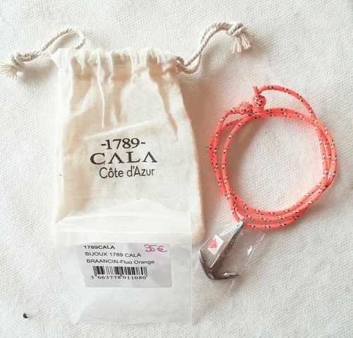 Bracelet orange fluo - , avec