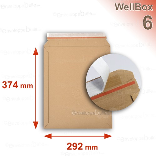 Enveloppes carton rigide - 10,
