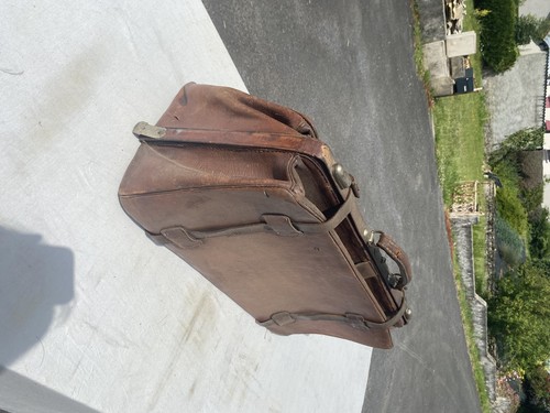 Anciennes valise cuir - anciennes,