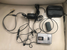 RARE Sony MZ-R30 MD  Player Recorder Mini disc disk Disks Remote Battery Case
