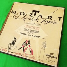 1949 coffret Mozart 3 Disques LP 33t-1/3 vintage Les noces de Figaro
