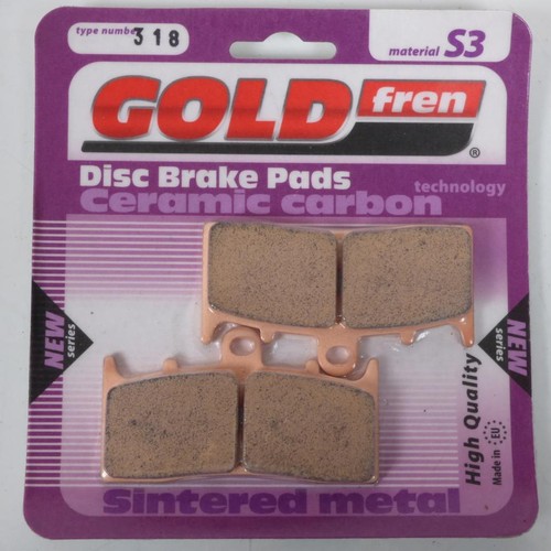 Plaquette frein gold - plaquette, fren