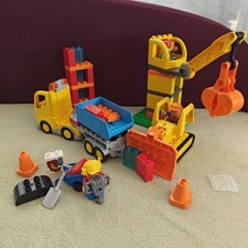 Lego Duplo 10813 - Le Grand Chantier - Complet - Construction Grue Camion