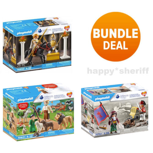 Playmobil trois jeux - , et