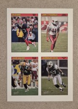 Evans Fitzgerald Walker Coles 2005 Topps Bazooka Football Checklist 10 Sticker