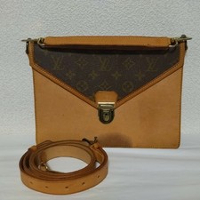 LOUIS VUITTON M51310 Sac Biface Shoulder Bag Monogram 25.5x18.5x4.5cm 103cm Key