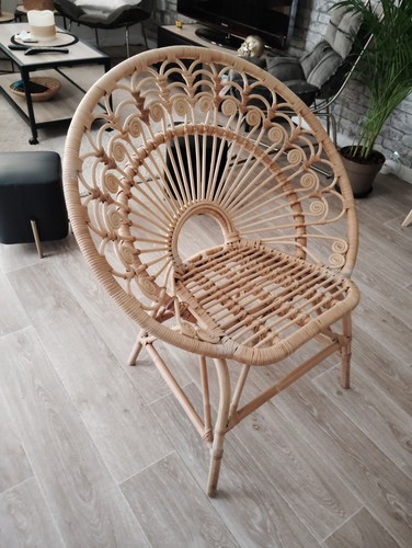 Fauteuil rotin osier - en,