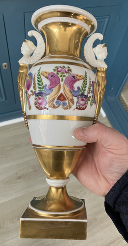 Beau vase porcelaine de - en,