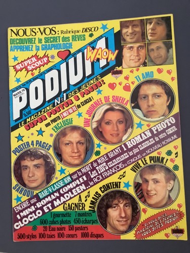 Podium 1978 sheila - 73,