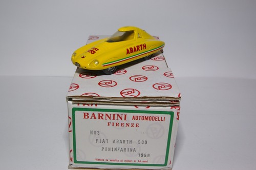 Barquette fiat abarth 500 - 1/43,