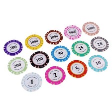 14 pcs Poker Chips Casino