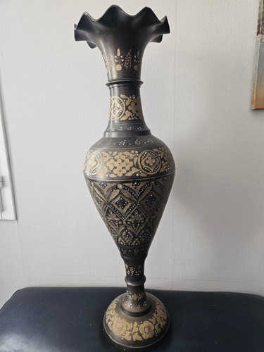 Grand vase ancien laiton - vase,