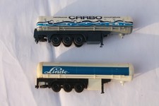 2 tank road trailers LINDE + CARBO