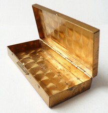 Boite à timbres ou tabatière en émail ancien fin 19e siècle enamel  décor roses