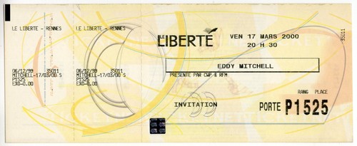 Ticket billet invitation - billet,